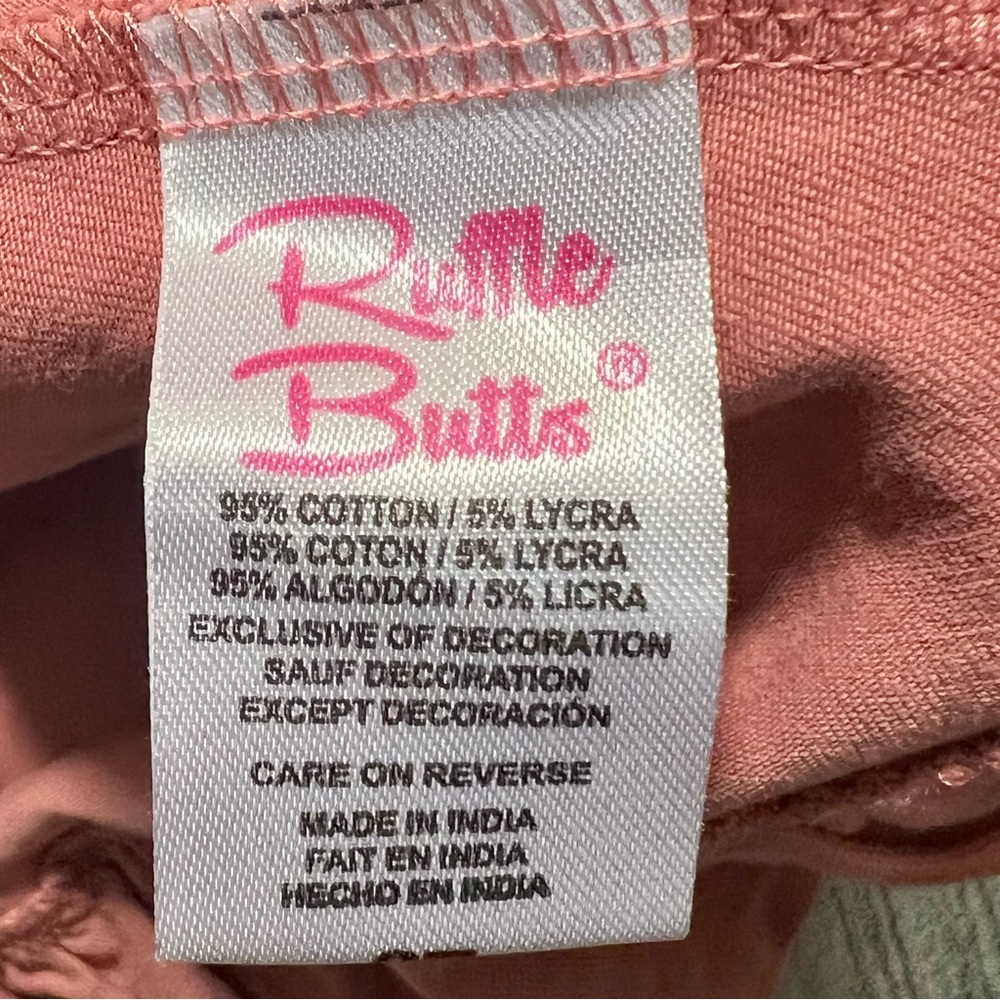 Mauve 2T Ruffle Butts Long Sleeved Ruffled Hem Top - Picture 4 of 5